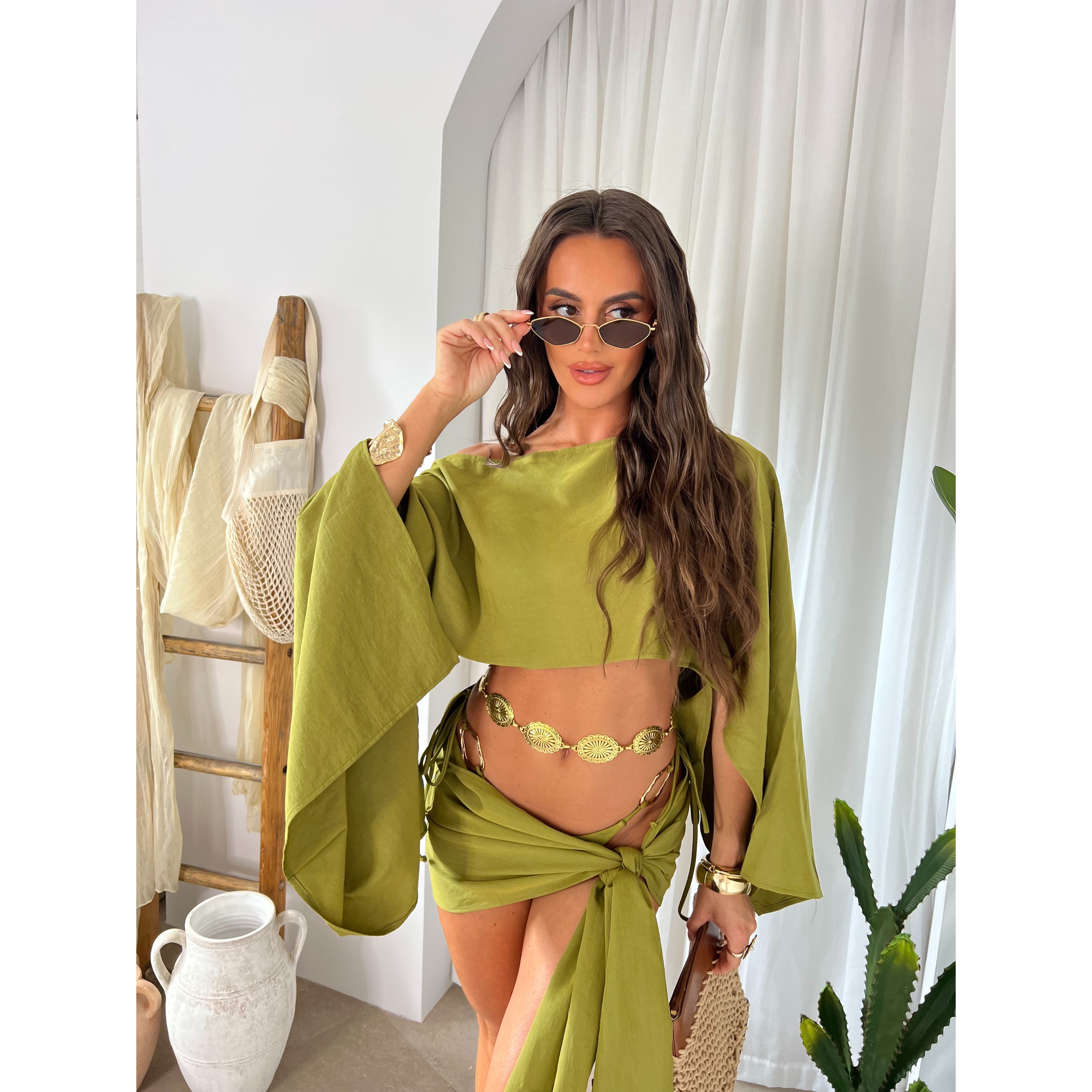 The ‘CHARA’ co-ord in olive green