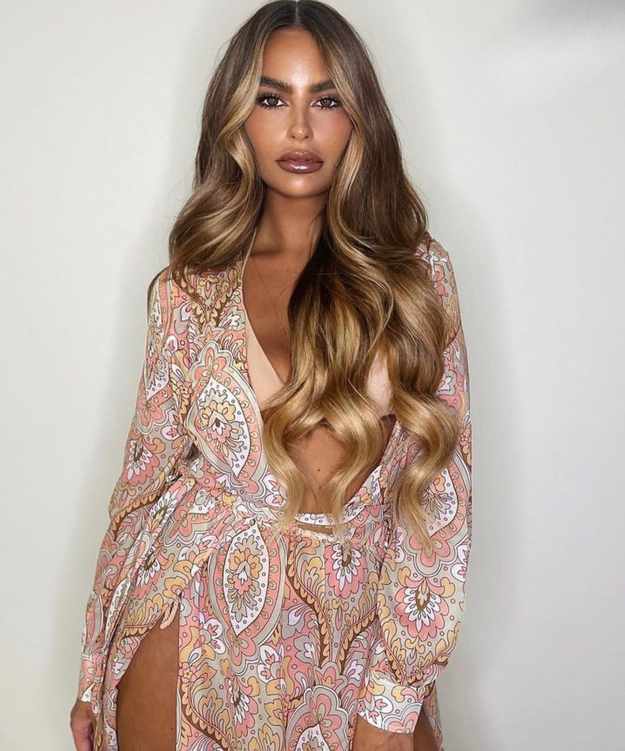 The ‘Sirius’ dress in Damask